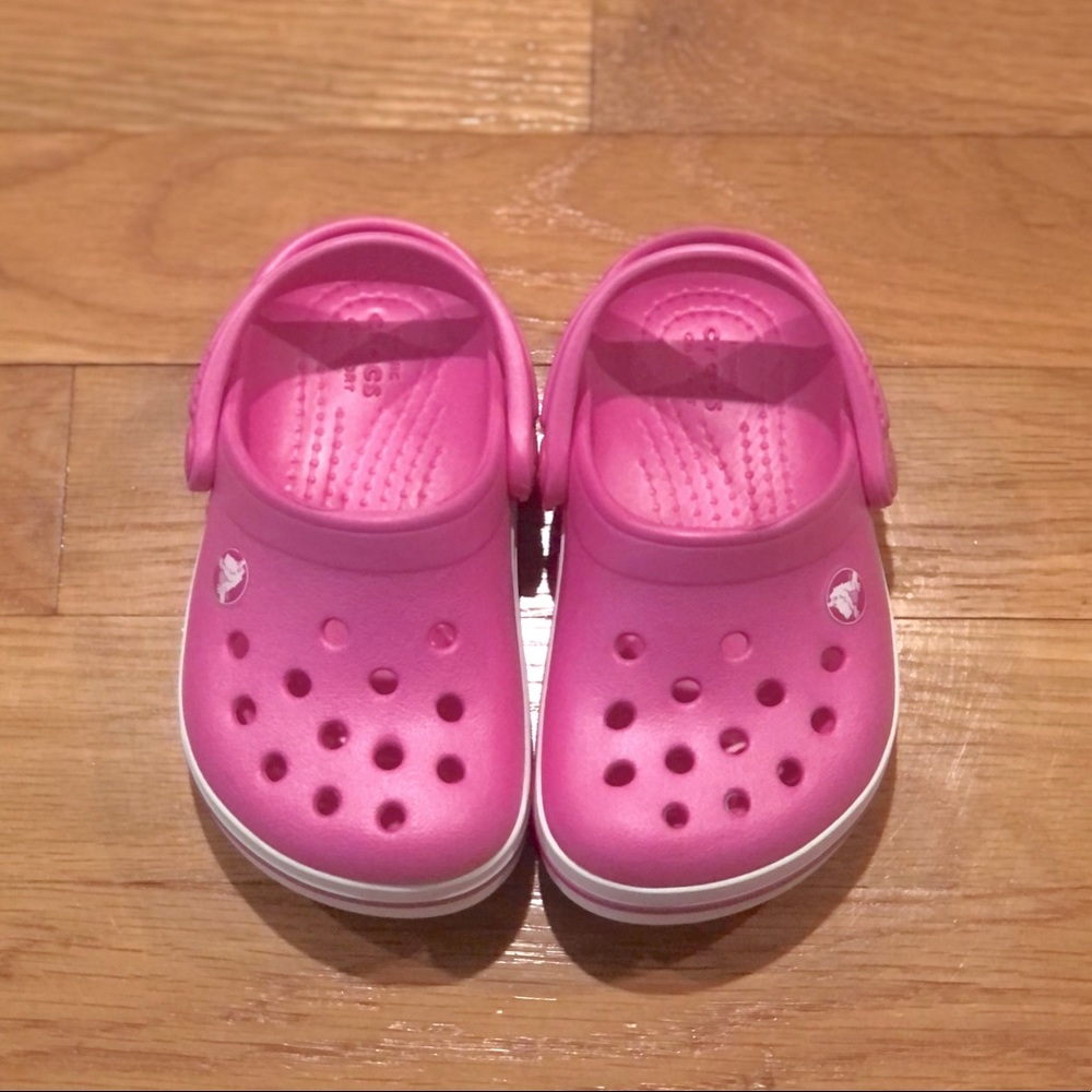 NWOT Pink Crocs